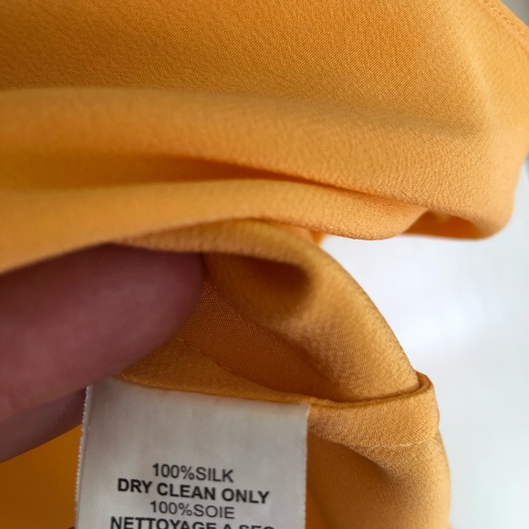 Trina Turk Orange Sleeveless Blouse - Picture 4 of 6